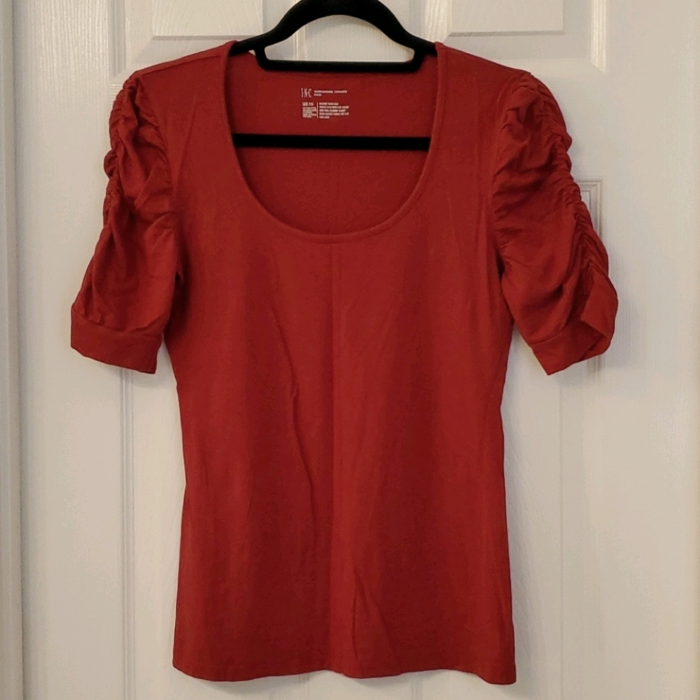 INC Petite Red Top